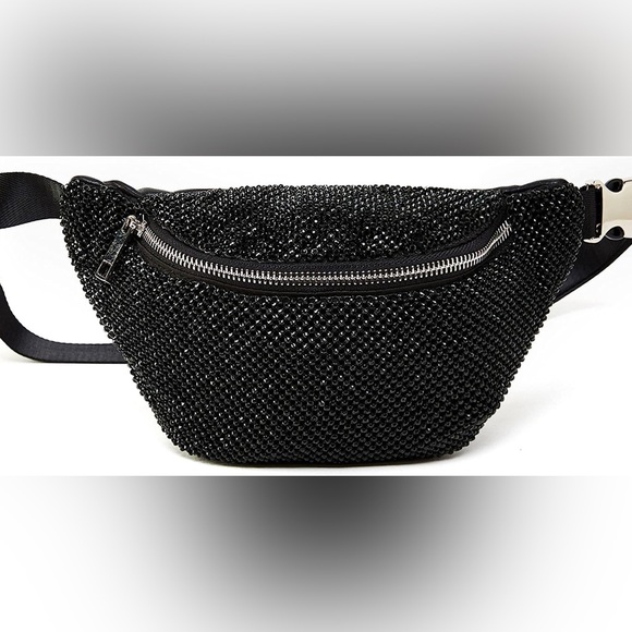 like dreams Handbags - LIKE DREAMS Rhinestone Embellished Bling Buckle Strap Fanny Pack Belt Bag